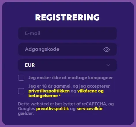 da-DK Bingo Bonga Casino Registrering