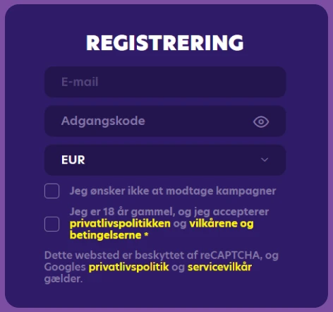 da-DK Bingo Bonga Casino Registrering
